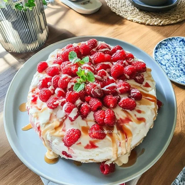 Cheesecake ai Lamponi Deliziosamente Facile Senza Cottura