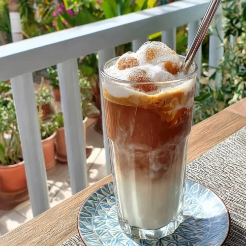 Cold Foam al Caffè Fatto in Casa con una consistenza cremosa e rinfrescante.
