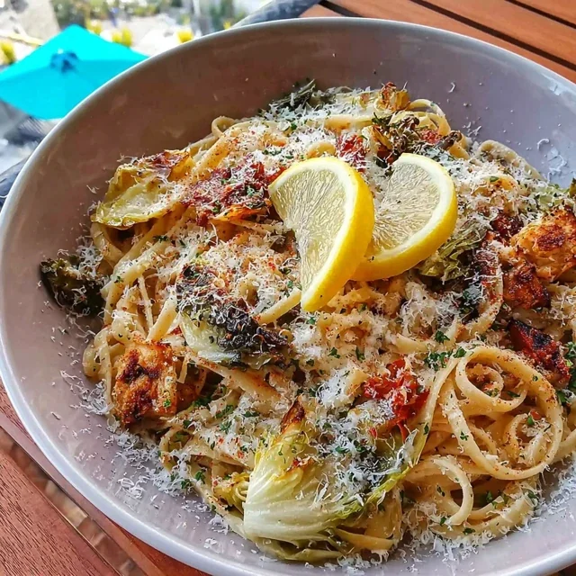 Pasta con Cavolo, Parmigiano e Limone