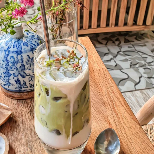 Latte Matcha Freddo al Latte di Cocco