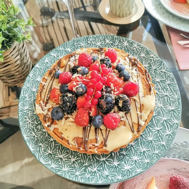 Ricetta Autentica di Tarte Nordique alle Bacche e Crema Fresca