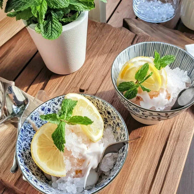 Ricetta Facile di Granita al Limone e Menta Fresca per un'Estate Rinfrescante