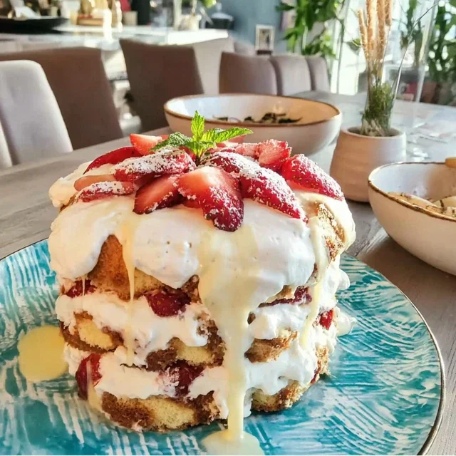 Tiramisu alle Fragole e Mascarpone