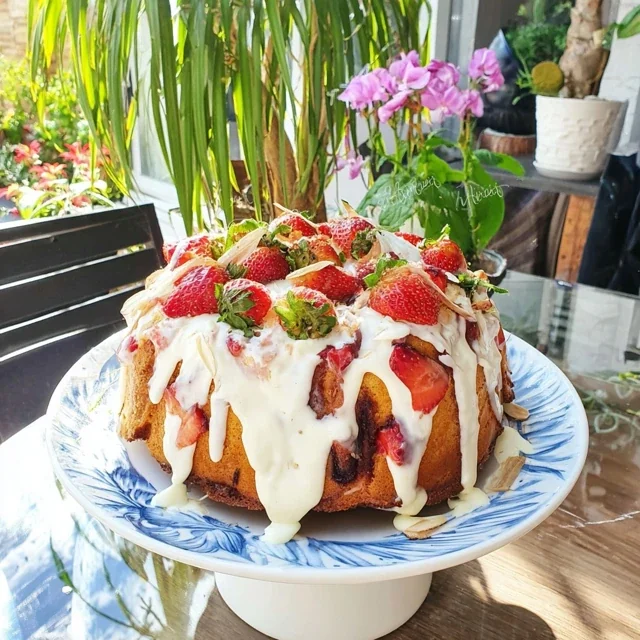 Torta Marmorizzata Vaniglia Fragola