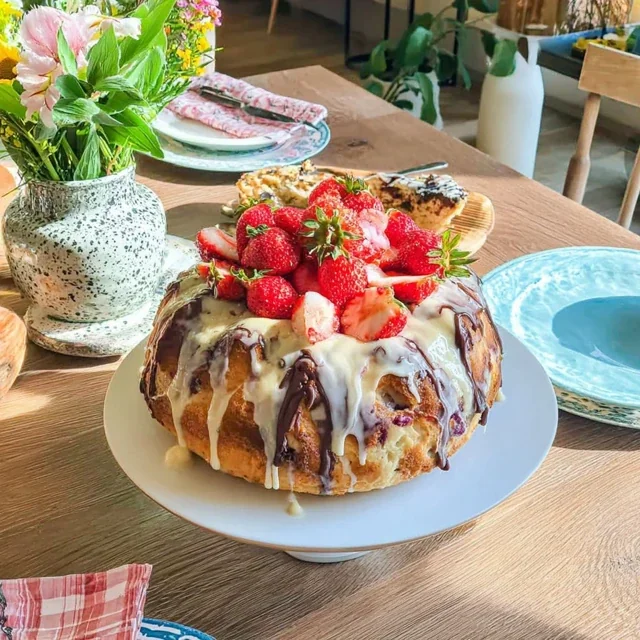 Torta Marmorizzata Vaniglia Fragola